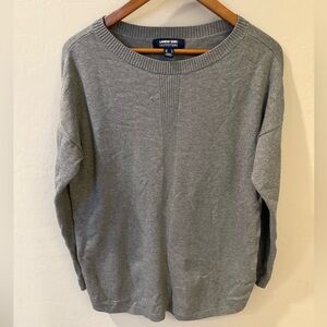 Lands’ End Women’s Gray Sweater – Size M